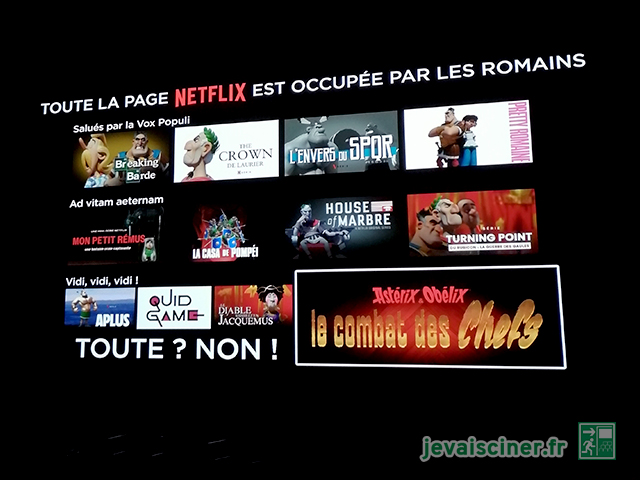 Parodie Page Netflix Le Combat des Chefs